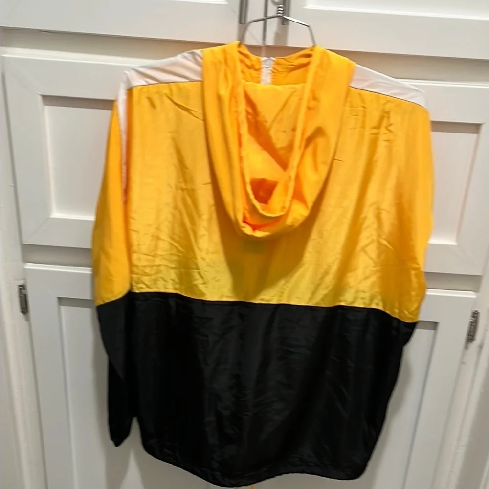 Yellow and Black Windbreaker Jacket size M